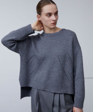 BEIGE， LIART / クルーネックニット M Gray