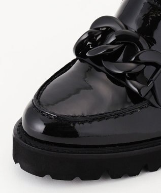 GRACE CONTINENTAL LUCA GROSSI ビットパテントヒール ブラック