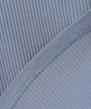 組曲 KIDS 【150-160㎝】セーラーカラー リブトップス サックスブルー