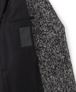 JOSEPH HOMME 【HIGH GRADE LINE】ファンシーループツイード　ダブルブレストコート ブラック系5