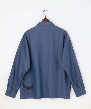 JOSEPH ABBOUD MOUNTAIN 【テーム ヤルヴィモチーフ/サスティナブル】　ビオグレース シャツ ネイビー系