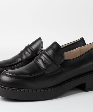 BONTRE 【BONTRE/ボントレ】パフィーベルトローファー/40751-US ブラック