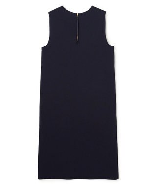 UNFILO L BEAUTY FORM KNIT スリーブレス ワンピース ネイビー