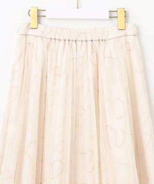 ANY SIS ラインアートプリーツ スカート アイボリー