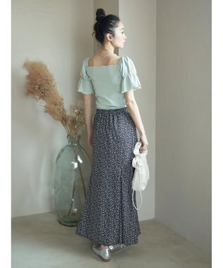 earth music&ecology カットシャーリングプルオーバー Mint