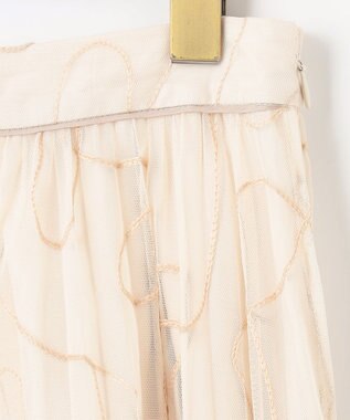 ANY SIS ラインアートプリーツ スカート アイボリー