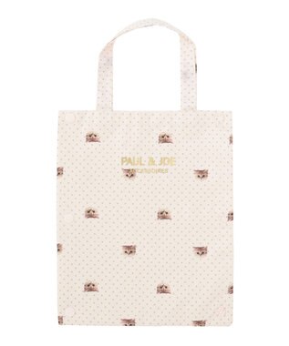MOONBAT ポール & ジョー (PAUL & JOE　ACCESSOIRES) トート型吸水傘袋 ホワイト