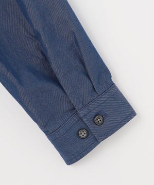 JOSEPH ABBOUD MOUNTAIN 【テーム ヤルヴィモチーフ/サスティナブル】　ビオグレース シャツ ネイビー系