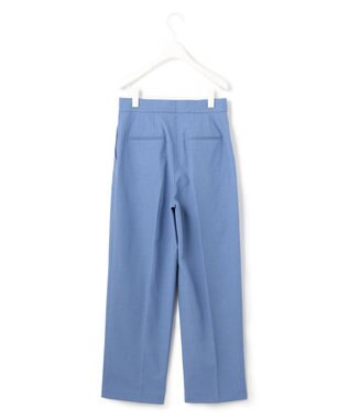 ICB 【洗える】 LooseWeave ワイドストレートパンツ スマルトブルー系