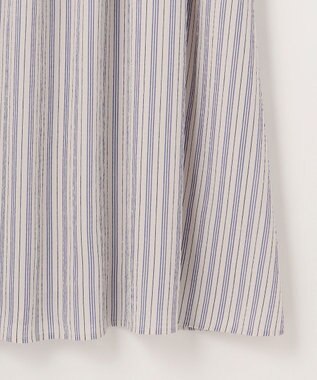 ANY SIS 【洗える】サッカーストライプ ワンピース アイボリーベース