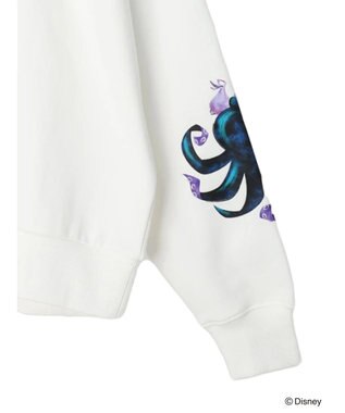 Green Parks Villains／袖アート裏毛プルオーバー Off White