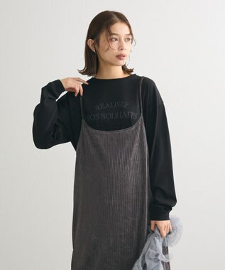 Green Parks シンプルロゴ長袖ロンＴＥＥ Black