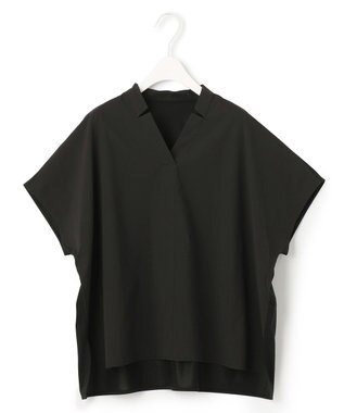 ICB L 【洗える】 タイプライタージャージーコンビ プルオーバー ブラック系