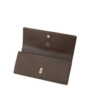 LANVIN en Bleu リュクサンブール かぶせ長財布 ノウチャ