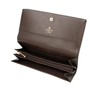 LANVIN en Bleu リュクサンブール かぶせ長財布 ノウチャ