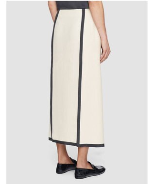 JOSEPH ヘビーシルククレープアニメーション　ロングスカート Oat/Slate