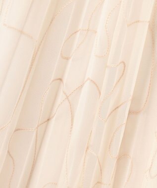 ANY SIS ラインアートプリーツ スカート アイボリー