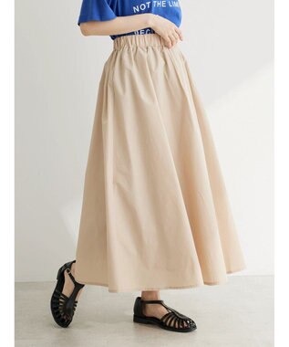 Green Parks ・ＥＬＥＮＣＡＲＥ　ＤＵＥ　タフタフレアスカート Beige