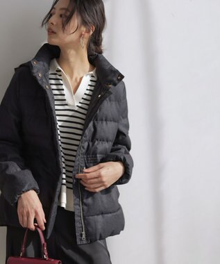 組曲 S 【加藤ローサさん着用】ポロ襟ストレッチニット ホワイト系1