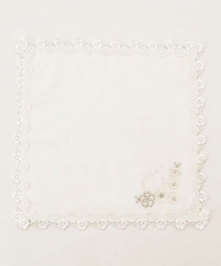 TOCCA PRETTY FLOWER TOWELCHIEF タオルハンカチ ホワイト系