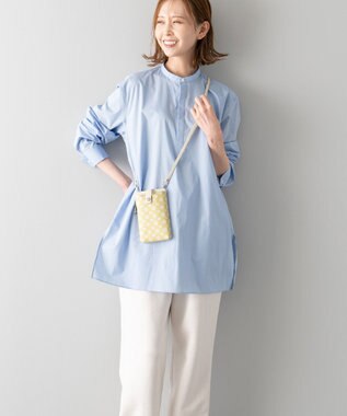 MIYABIYA La quoh with kirakaracho 南蛮七宝プリントレザー スマホショルダー