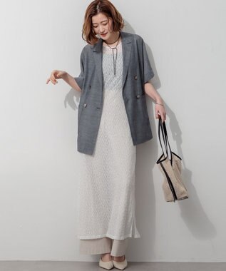 23区 S 【CanCam掲載】スラブツイルストレッチ ベイカーパンツ ベージュ系