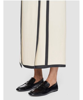 JOSEPH ヘビーシルククレープアニメーション　ロングスカート Oat/Slate