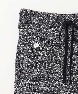 GRACE CONTINENTAL ネップツイードニットスカート ブラック