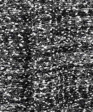 GRACE CONTINENTAL ネップツイードニットスカート ブラック