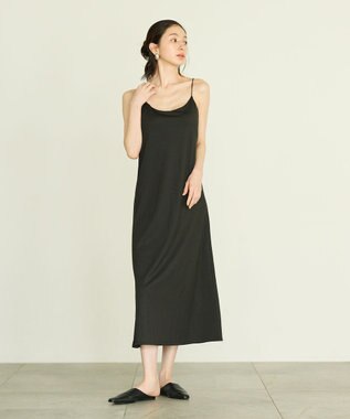 #Newans インナーキャミソールワンピース ブラック