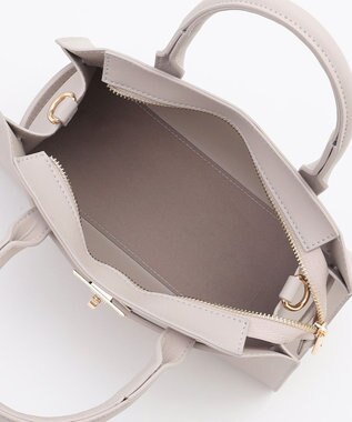 ANY 【2WAY】ワイドスクエアショルダーバッグ ベージュ