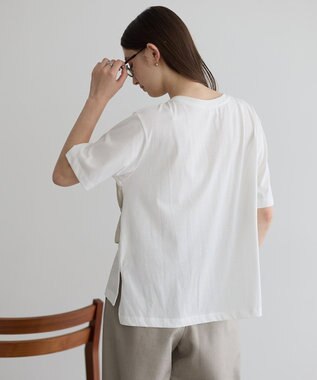 YECCA VECCA ビスチェレイヤード風デザインTee White