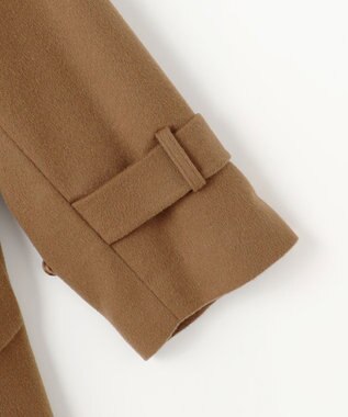 自由区 L 【SHIHOさん着用】Super100sライトビーバーロング コート キャメル