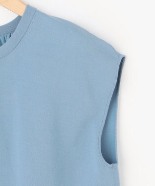 組曲 【2SET・WEB限定】フラワーレース5分袖ツイン ニット ブルー系