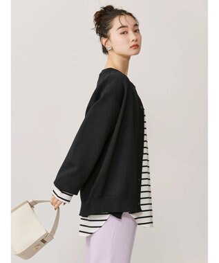 AMERICAN HOLIC エコカルットクルーネックカーディガン Black