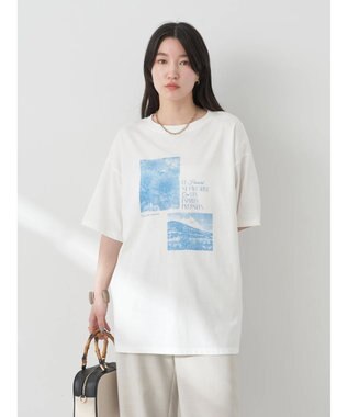 earth music&ecology フォトチュニックＴ Off White