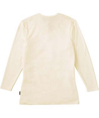 WACOAL MEN インナー メンズ 発熱インナー【エクス（R）】 吸湿発熱繊維 保温性 消臭性（汗臭・加齢臭） ストレッチ素材 深めVネック 8分袖 GL6221 /ブロス アイボリー