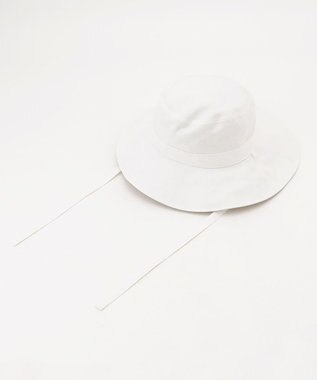 ICB リバーシブルハット ホワイト×ベージュ系