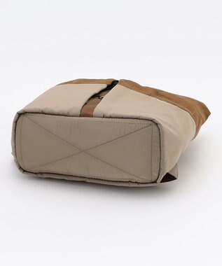 Y'SACCS ドローストリング コンビカラーリュックサック チョコ