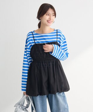 Green Parks ボーダーチュニック Blue