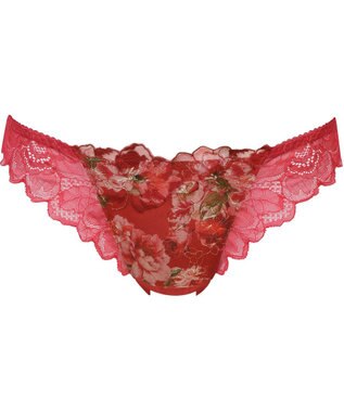 WACOAL ショーツ Tバック 【ハグするブラ】BRB488とペア バックかぶり広め はきこみ丈あさめ レディース PRA488 /ワコール レッド