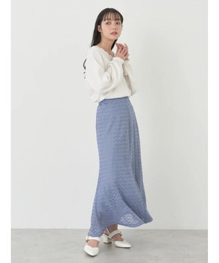 earth music&ecology スカラップブラウス Off White