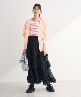 Green Parks ボーダーチュニック Pink