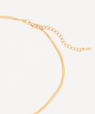 ANY モチーフレイヤード風ネックレス ゴールド系