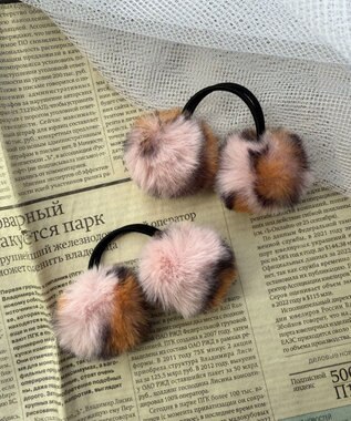 WEGO L2Pダブルポンポンヘアゴム