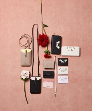 TOCCA 【ギフトにおすすめ！】PETALRIM MULTIBAG マルチバッグ ブラウン×イエロー系