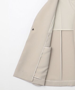 23区 S 【撥水加工/UVカット】キューティクルストレッチツイル ジレ ベージュ系