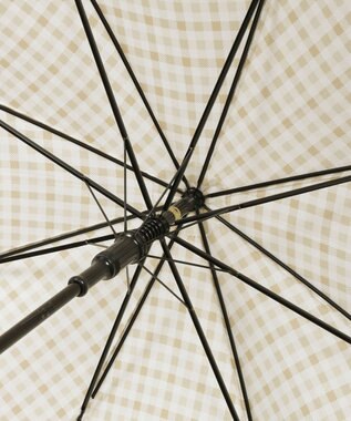 MOONBAT 【ジャンプ傘】POLO RALPH LAUREN （ポロ ラルフローレン） 長傘 ギンガムチェック ベージュ