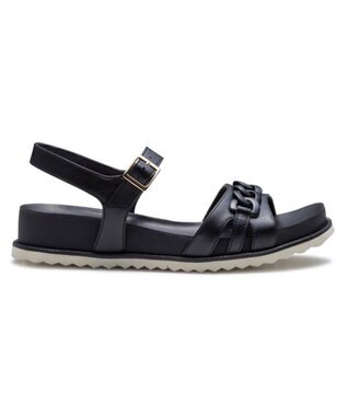 REGAL FOOT COMMUNITY 【リーガルレディース】F45R フットベッドサンダル サンダル ブラック