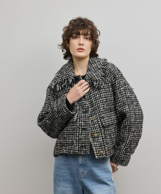 GRACE CONTINENTAL パディングツイードジャケット